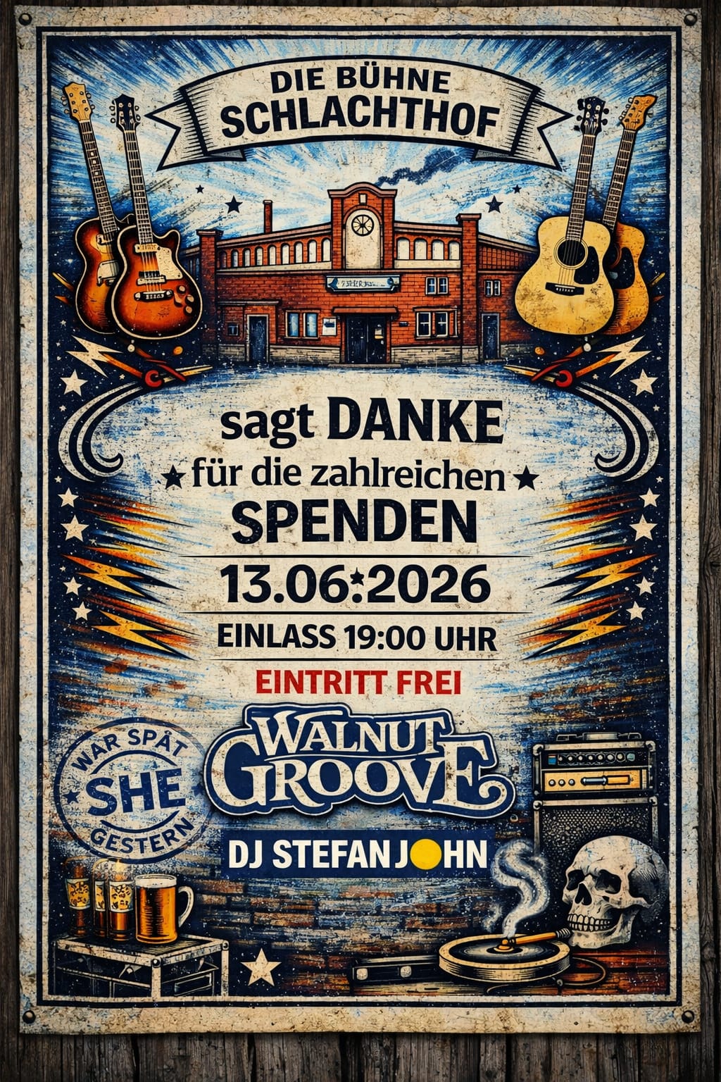 Die Bühne Schlachthof sagt DANKE